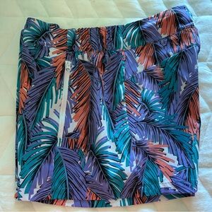 Reel Ledgends Tropical Print Shorts with Zipper Pocket